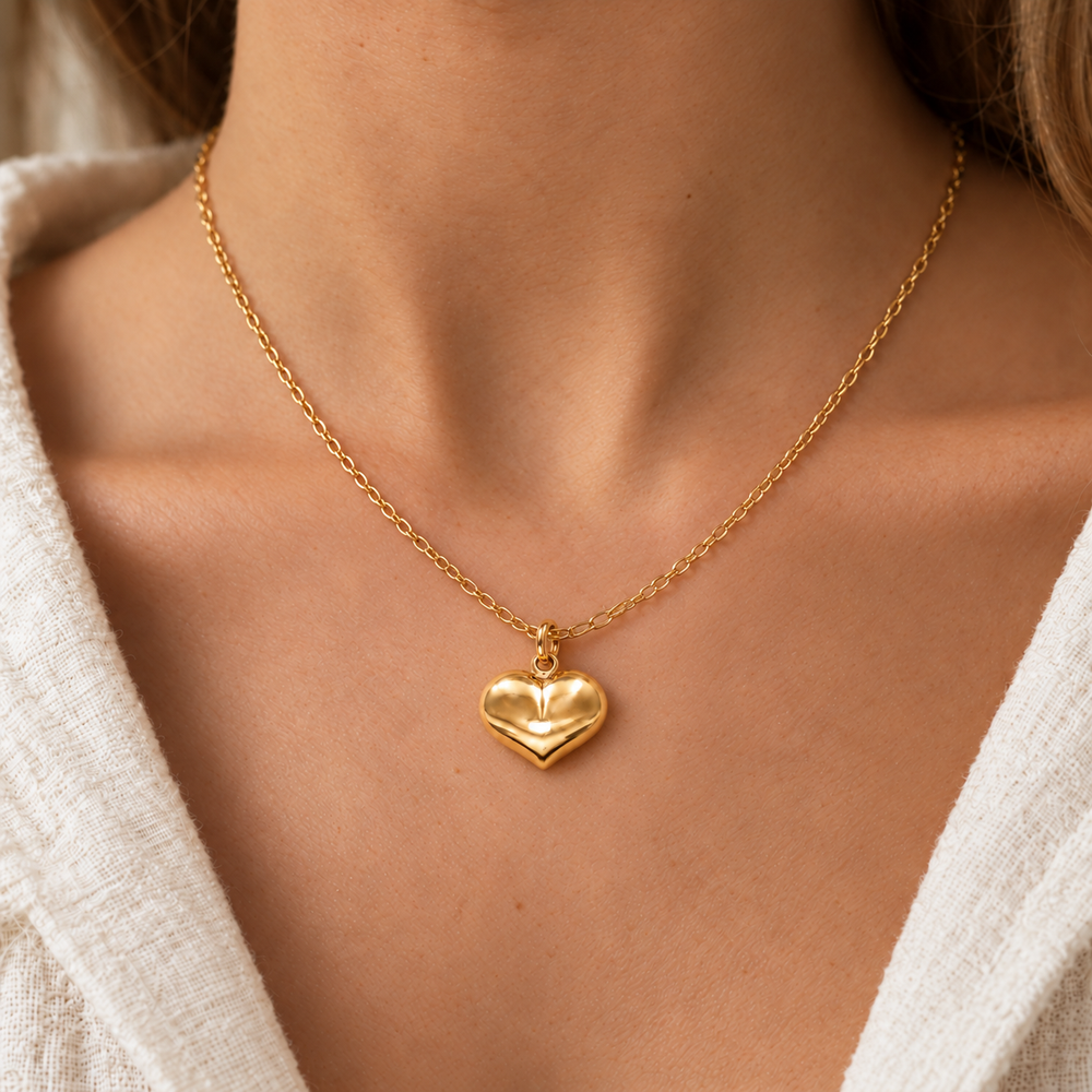 Heart Gold Necklace