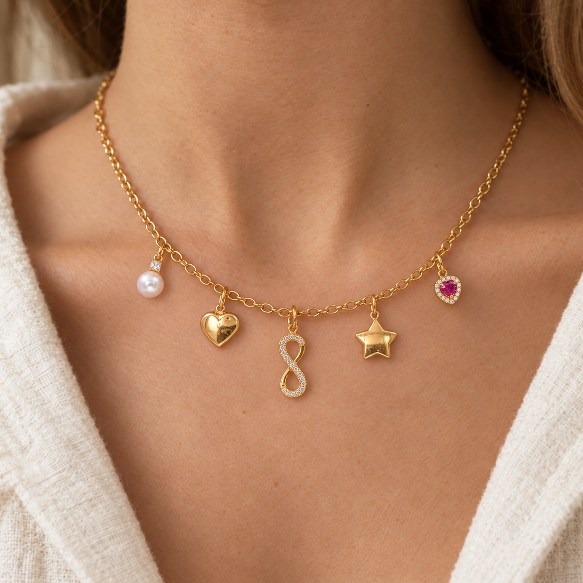 Collar de aniversario - puesto