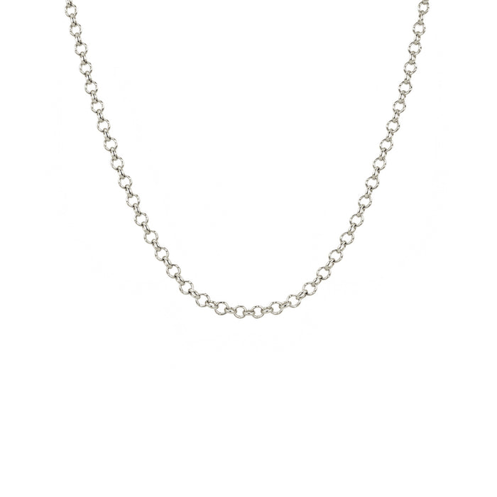 Collana Rolò in Oro Bianco