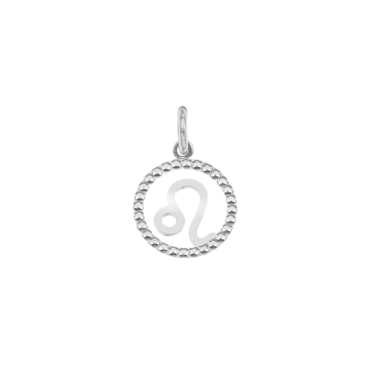Charm Signo Zodiacal de Oro Leone Oro Bianco