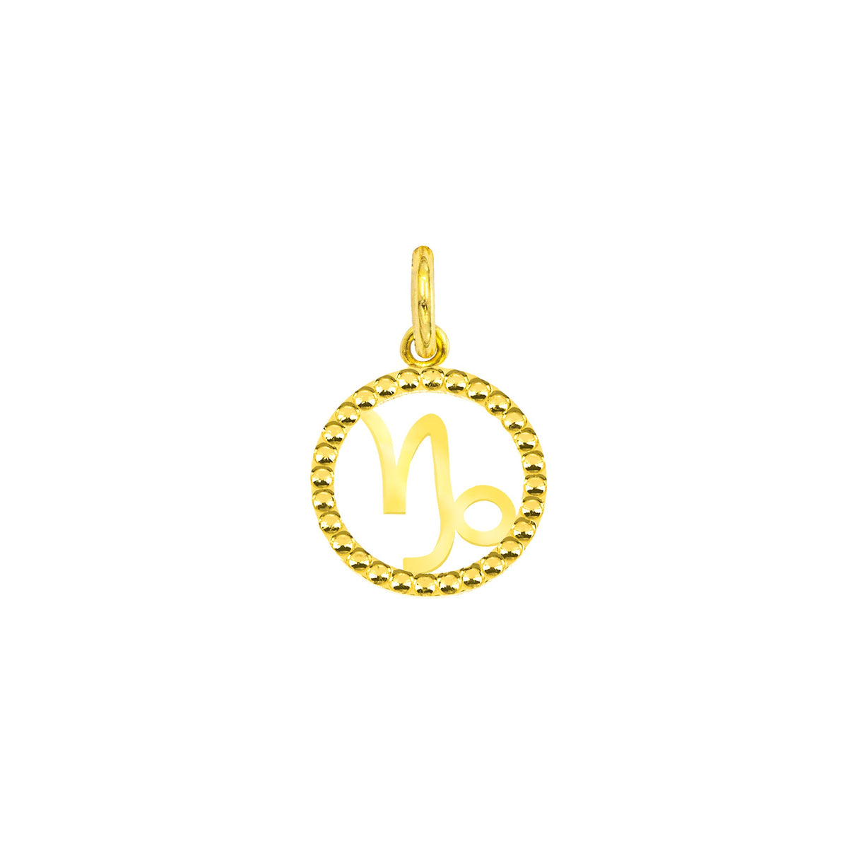 Charm Signo Zodiacal de Oro Capricorno Oro Giallo