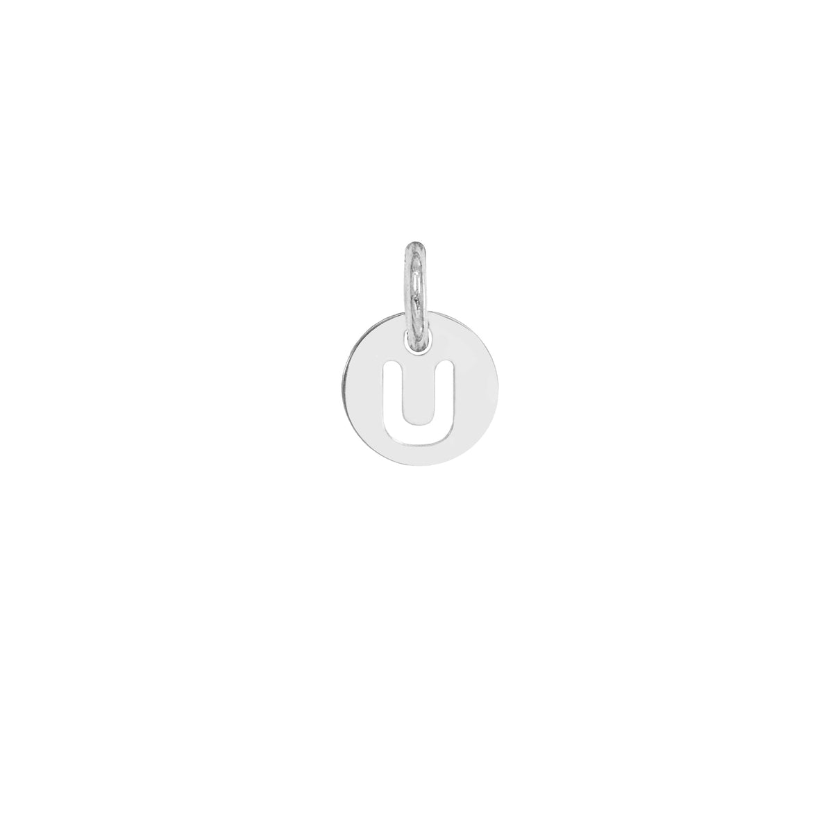Charm Letra de Oro – Modelo 3 – Modelo 3 U Oro Bianco