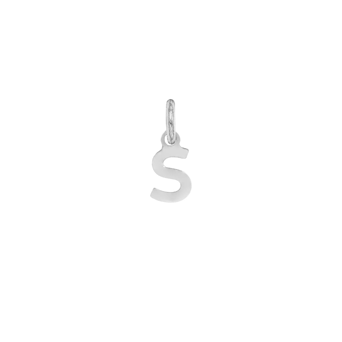Charm Lettera in Oro – Modello 1 S Oro Bianco