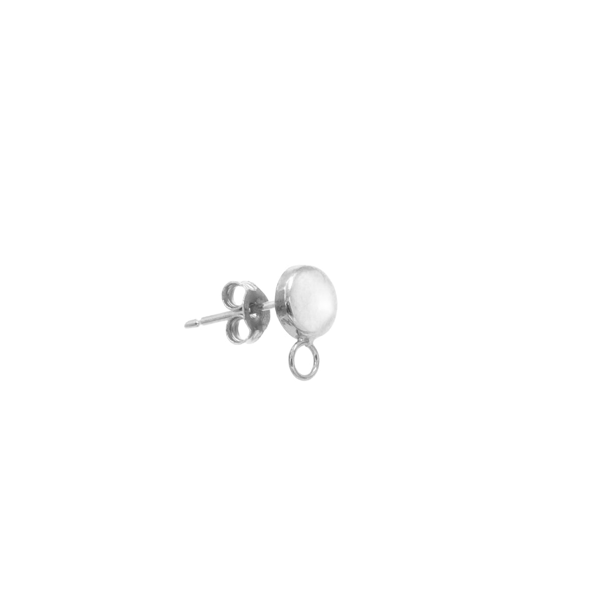 Pendientes de oro blanco