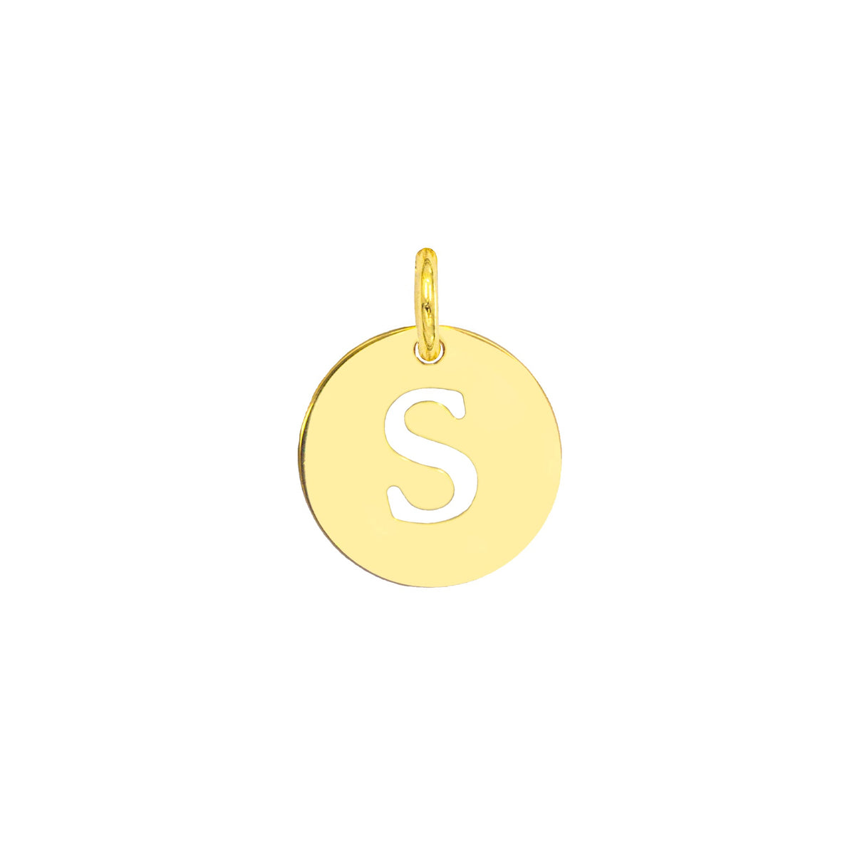 Charm Lettera in Oro – Modello 4 S Oro Giallo