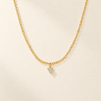 Collana Fancy con Cuore in Oro Giallo | Facco Gioielli