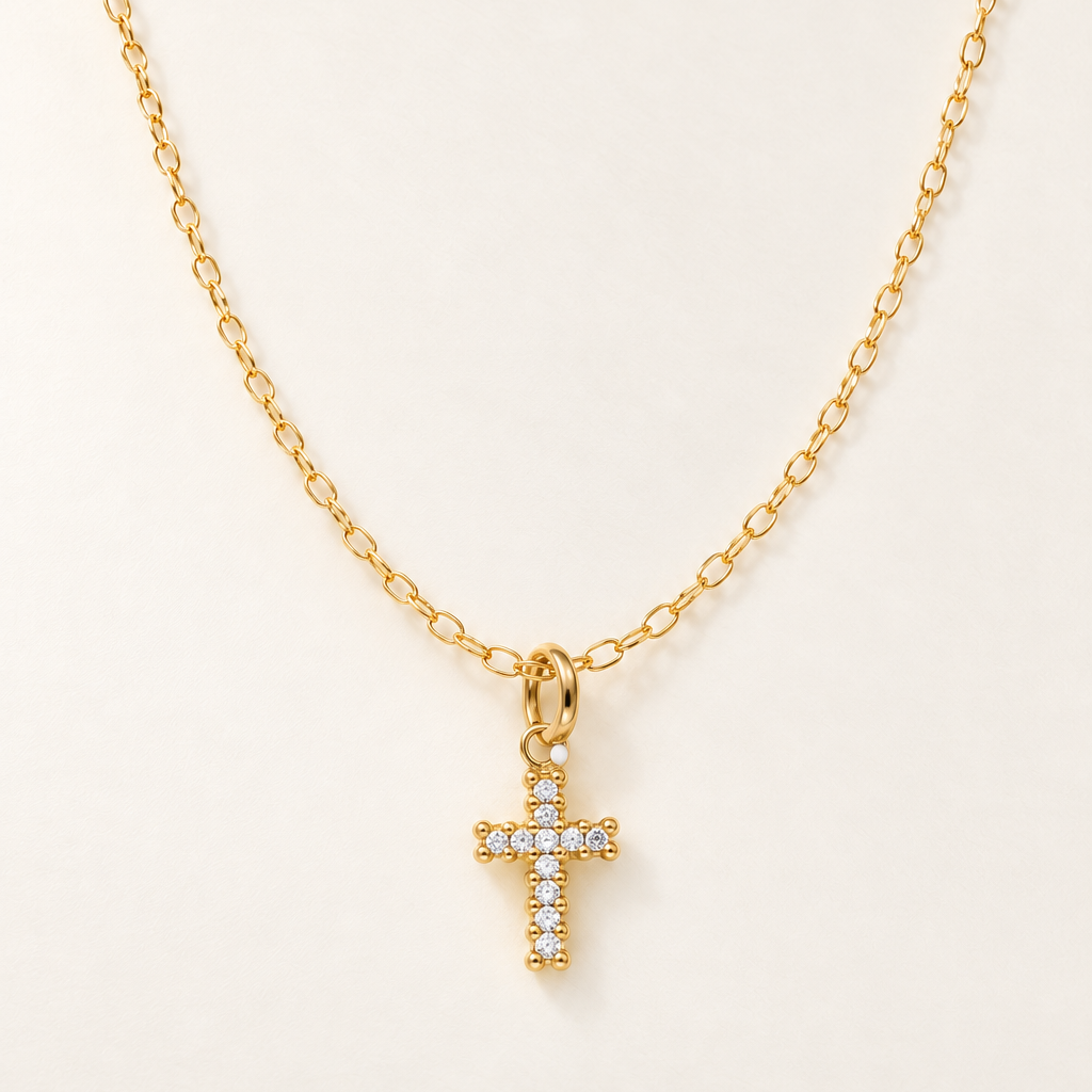 Collana Croce in Oro