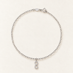Bracciale Fancy con Infinito in Oro Bianco | Facco Gioielli