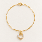 Bracciale Cuore in Oro - Oro Giallo 9 kt | Facco Gioielli