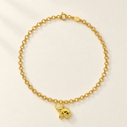 Bracciale Rolò con Elefante in Oro Giallo | Facco Gioielli