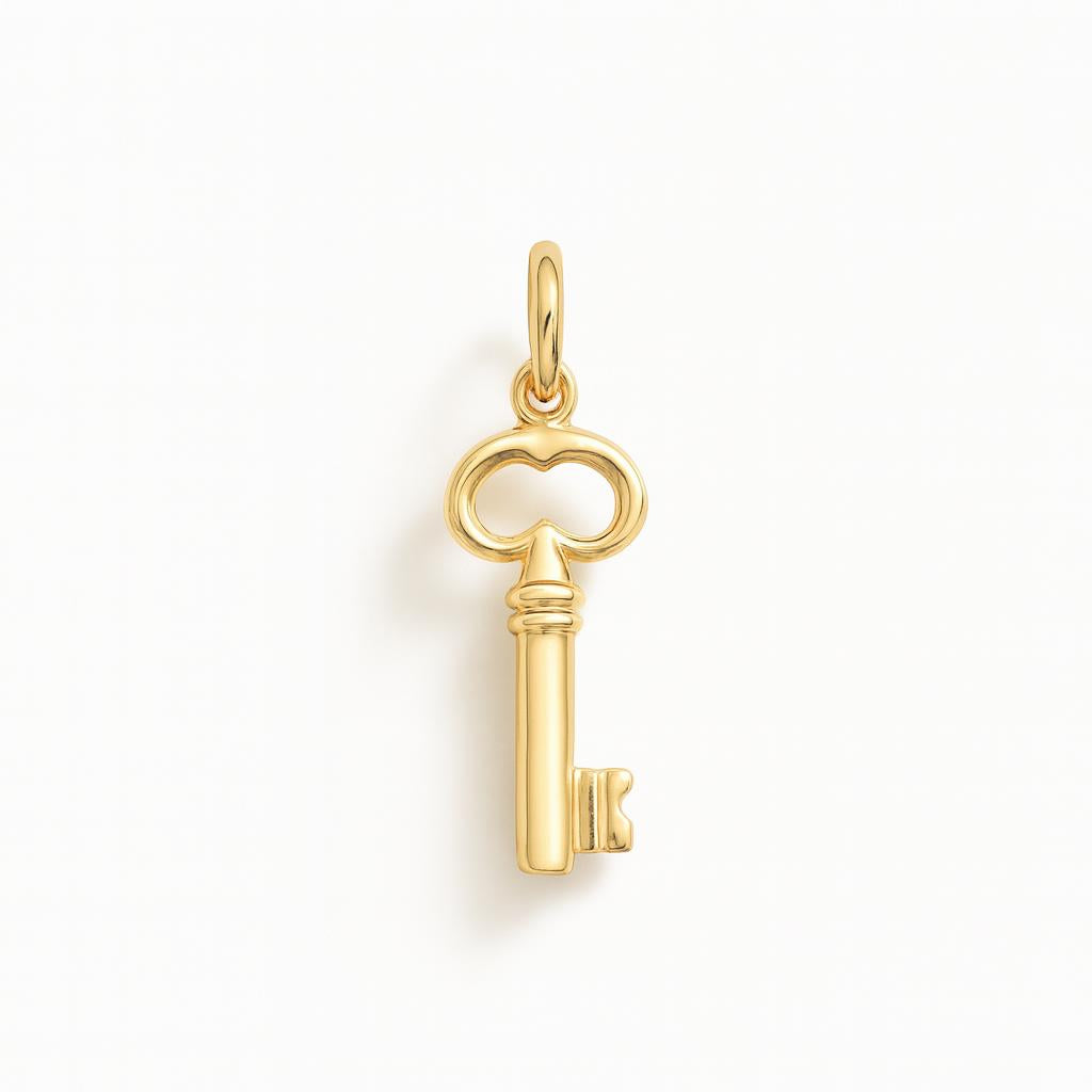Charm Llave en Oro Amarillo