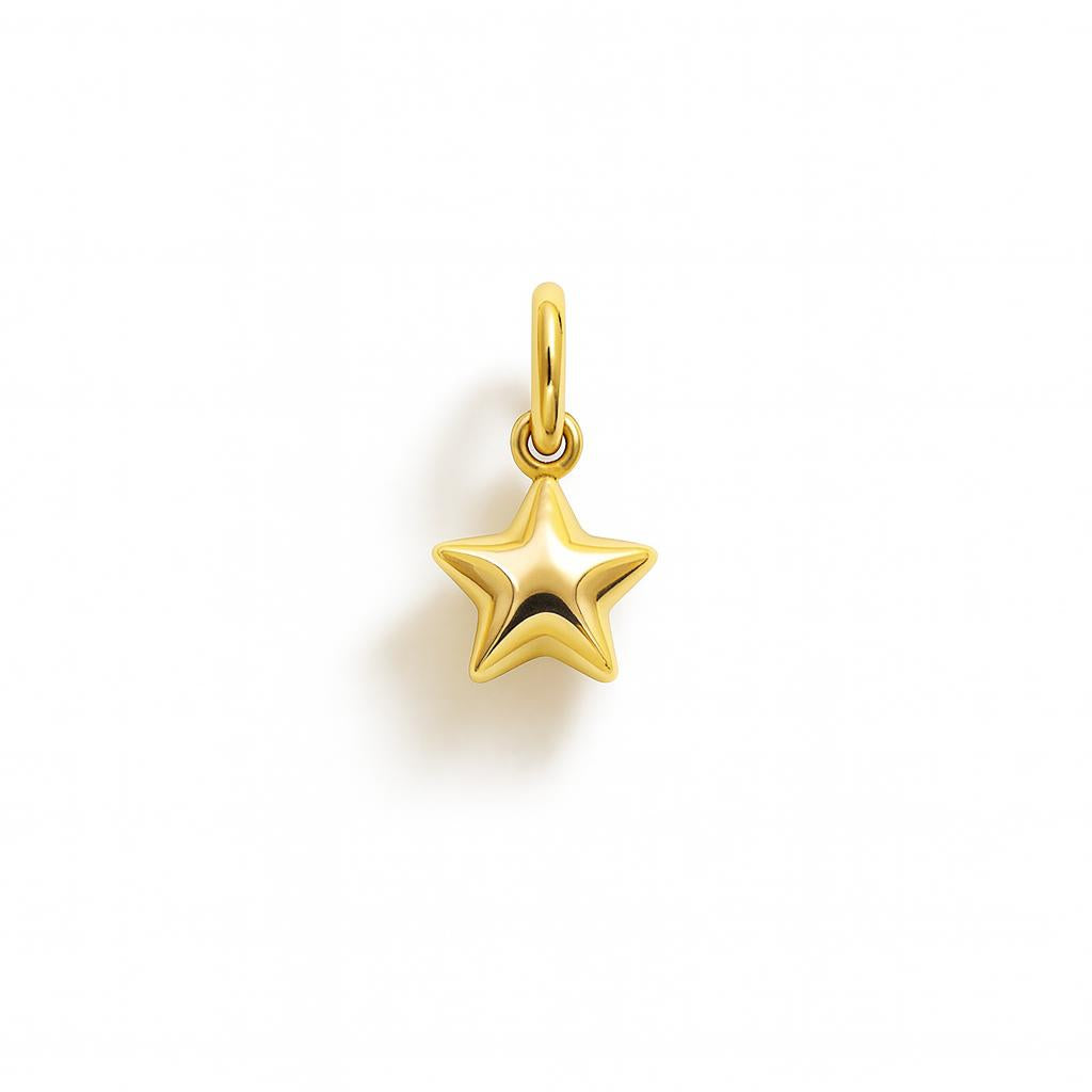 Charm Stella in Oro Giallo