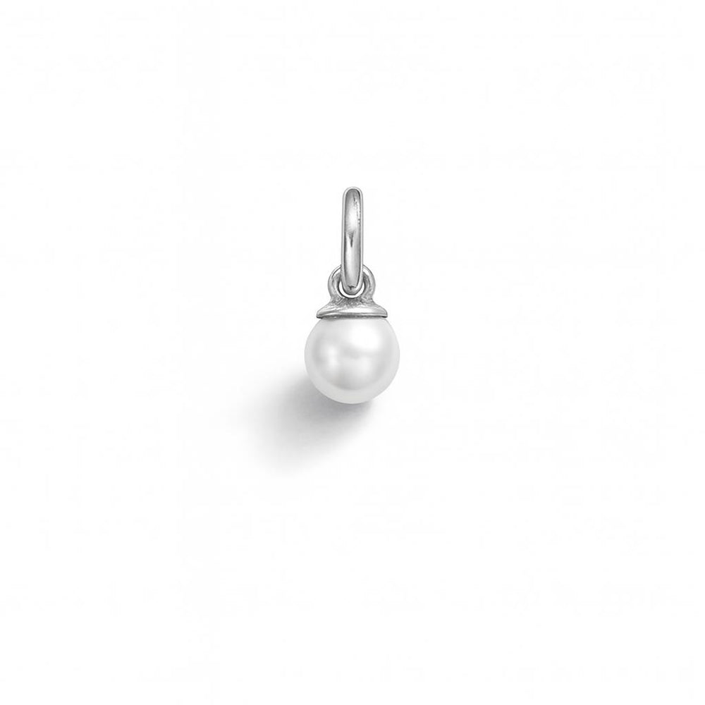 Charm Perla in Oro Bianco