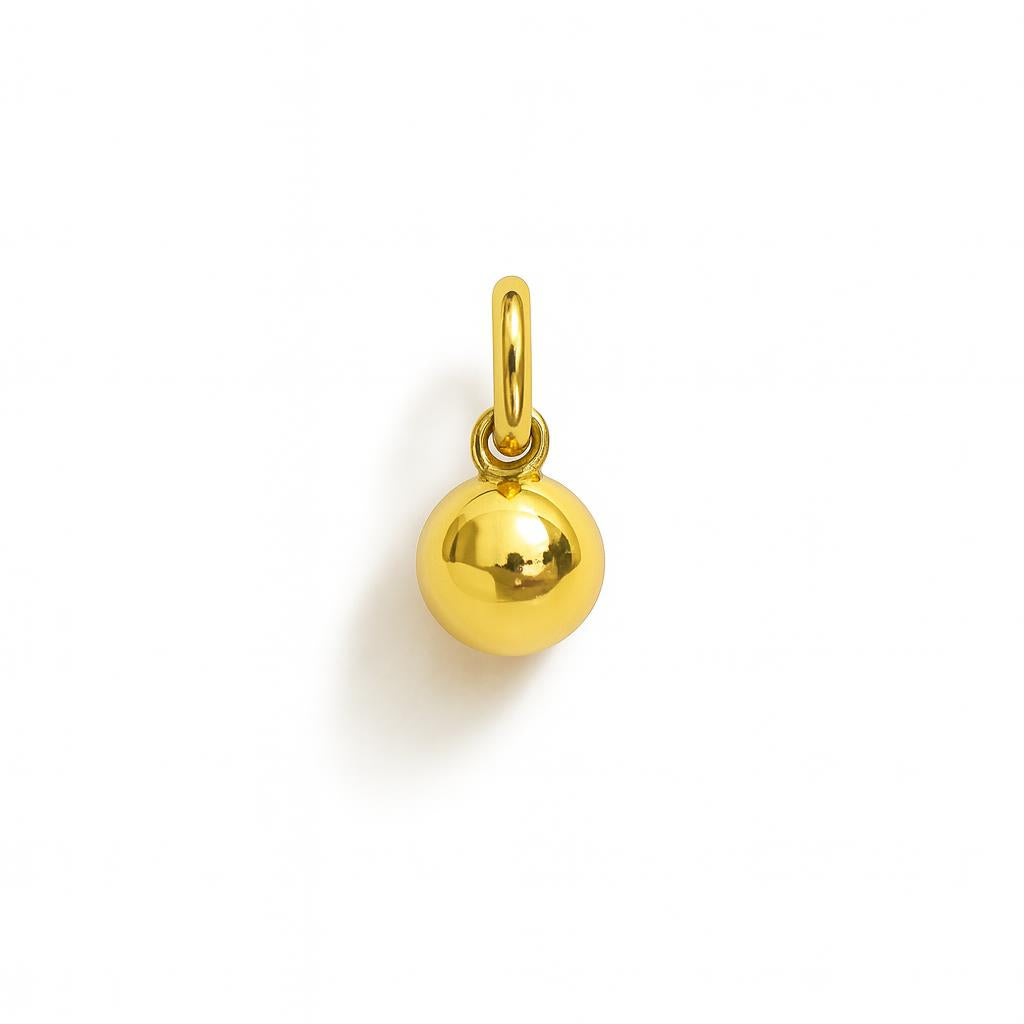 Charm Sfera in Oro Giallo