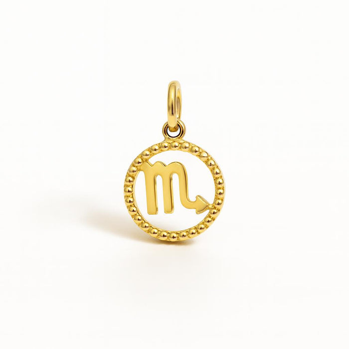 Charm Segno Zodiacale Scorpione in Oro Giallo