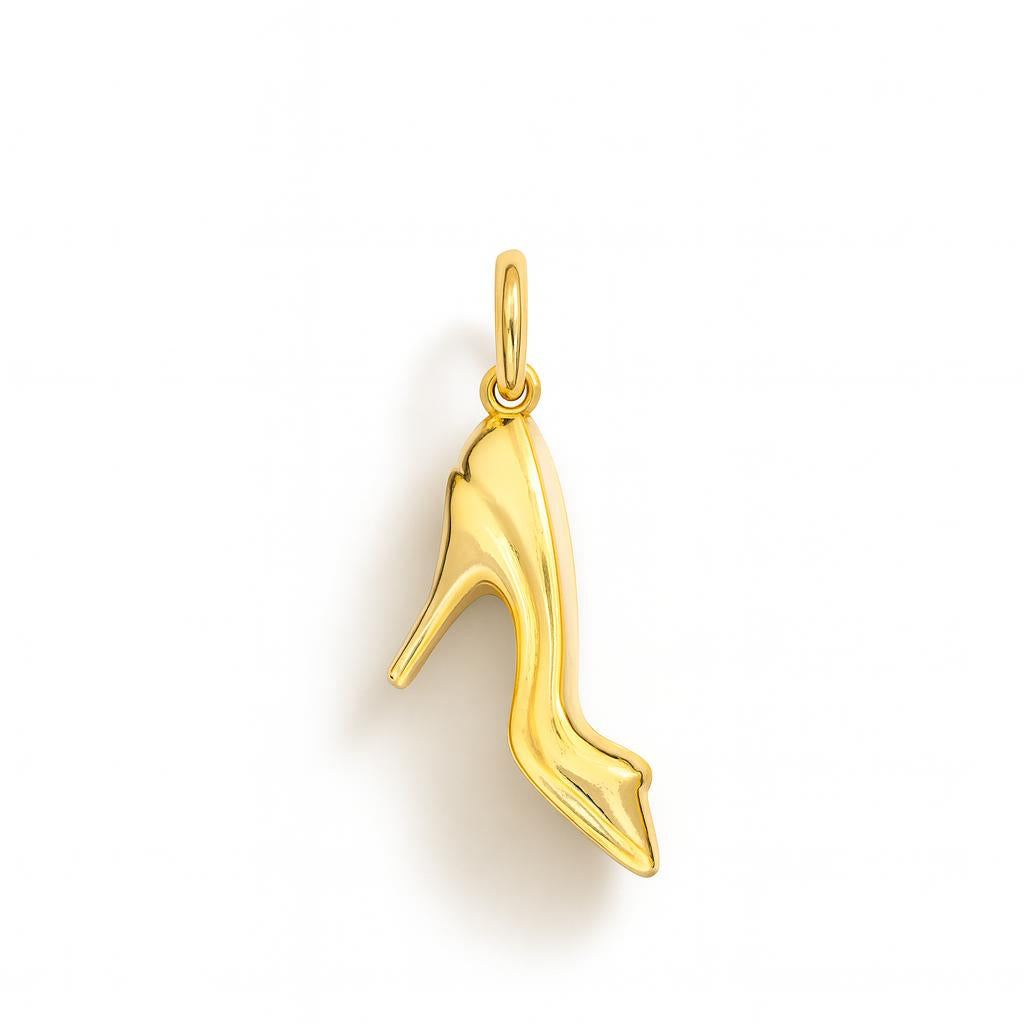Yellow Gold High Heel Charm