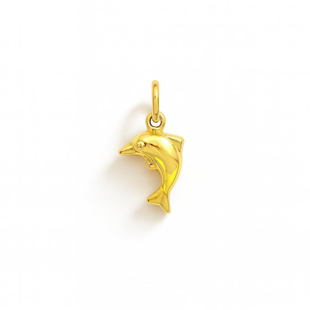 Charm Delfino in Oro Giallo
