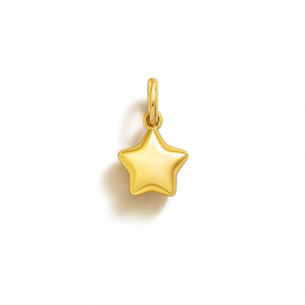 Charm Estrella en Oro Amarillo