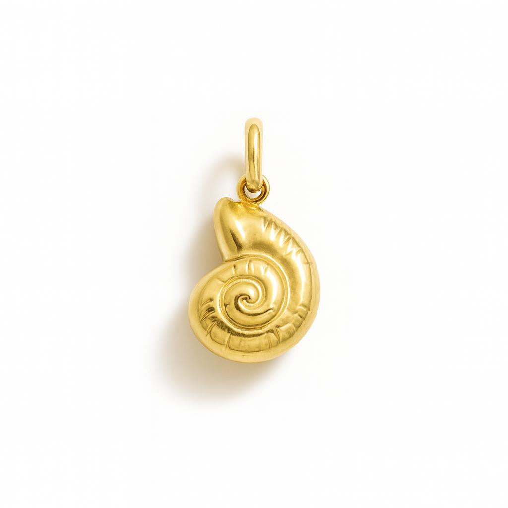 Charm Conchiglia in Oro Giallo