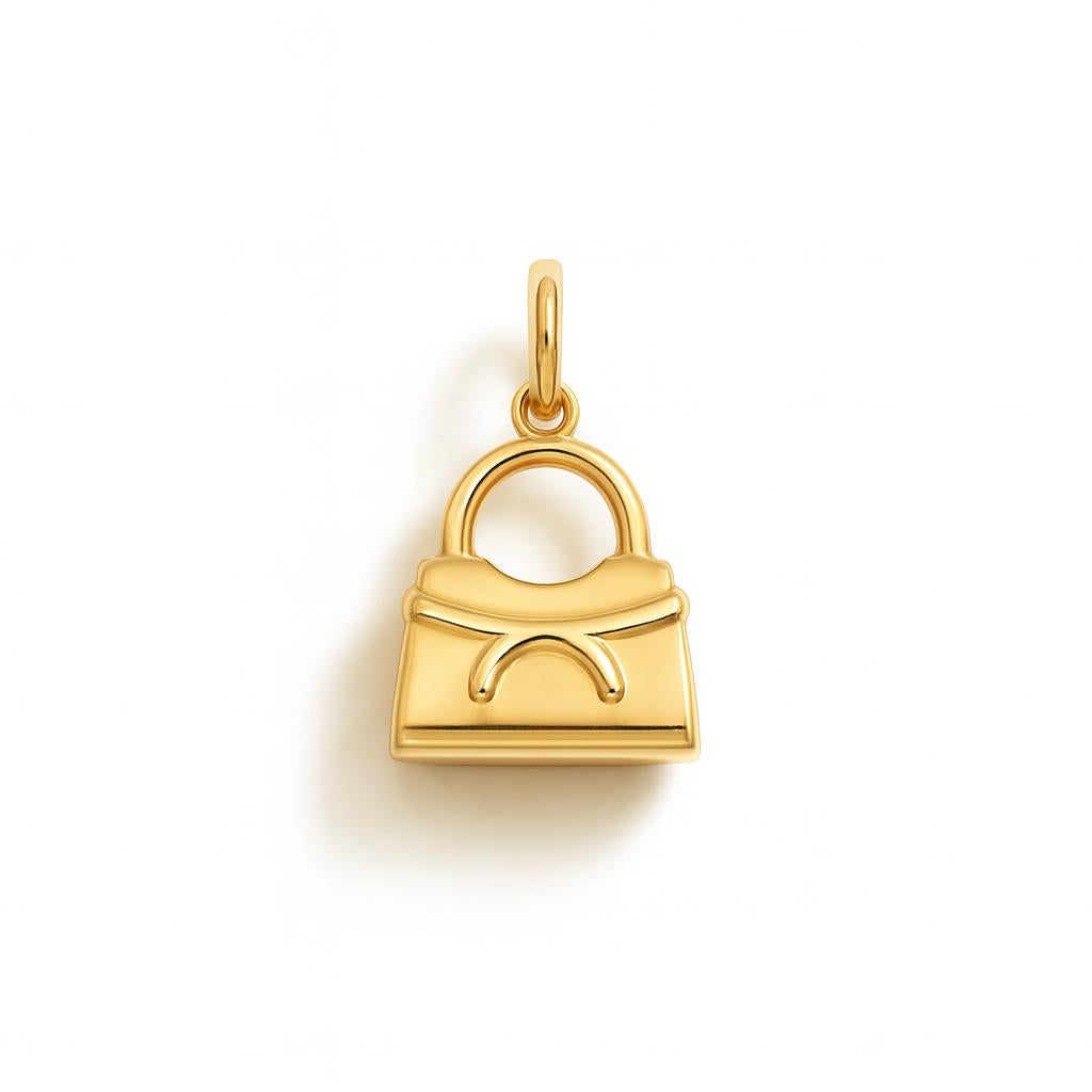 Charm Bolso en Oro Amarillo
