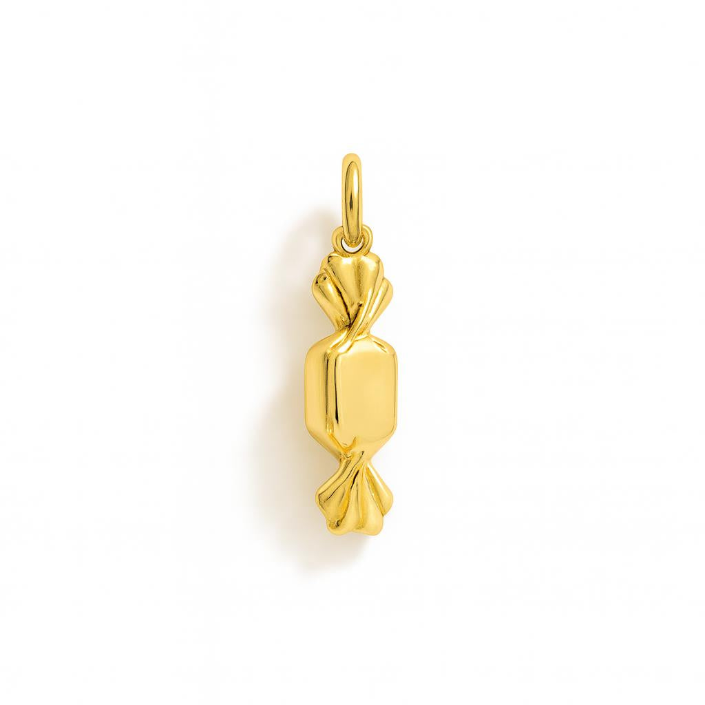 Charm Caramelo de Oro Amarillo