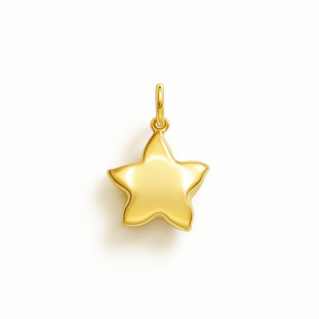 Charm Stella in Oro Giallo