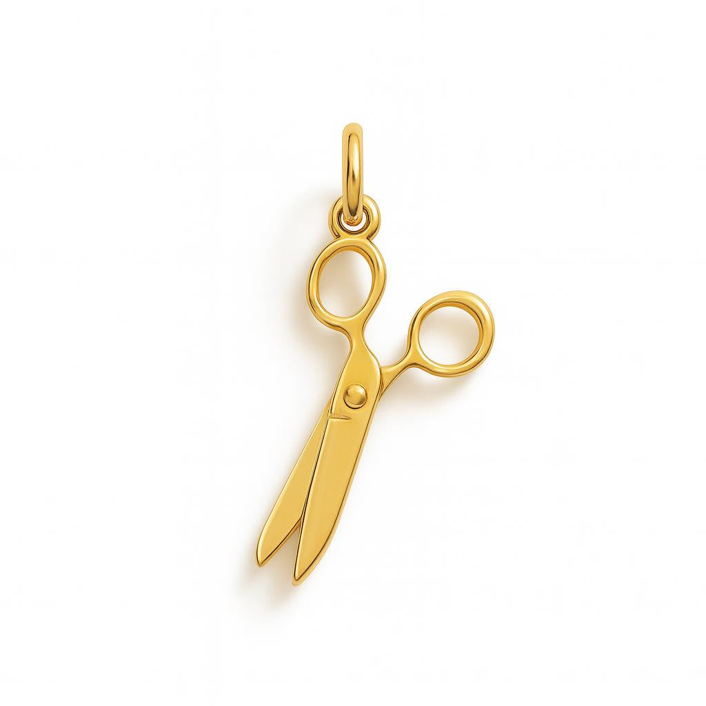 Charm Tijeras en Oro Amarillo