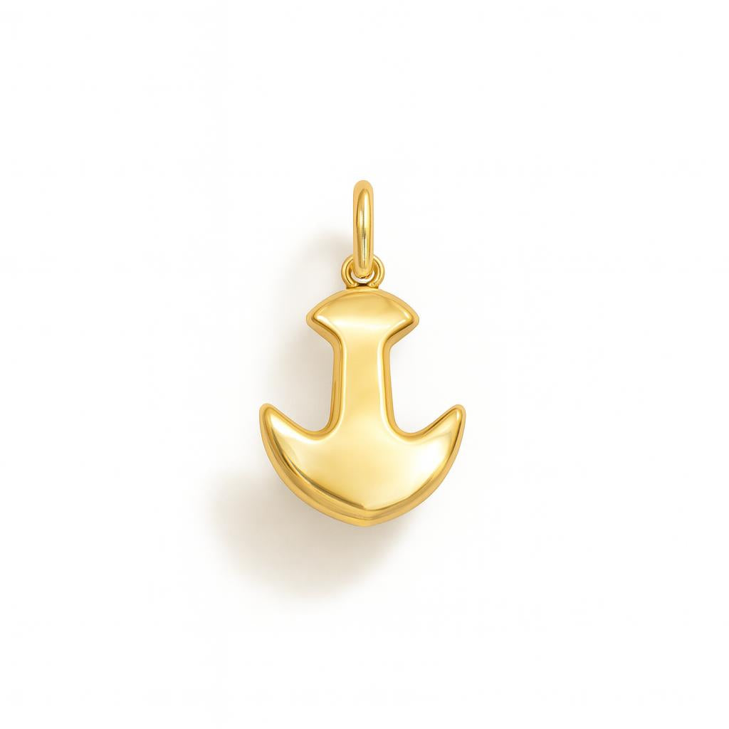 Charm Ancla en Oro Amarillo