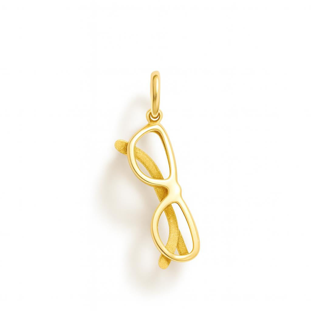 Charm de Gafas en Oro Amarillo