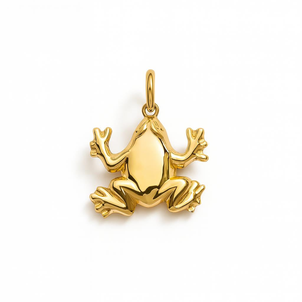Charm Rana en Oro Amarillo