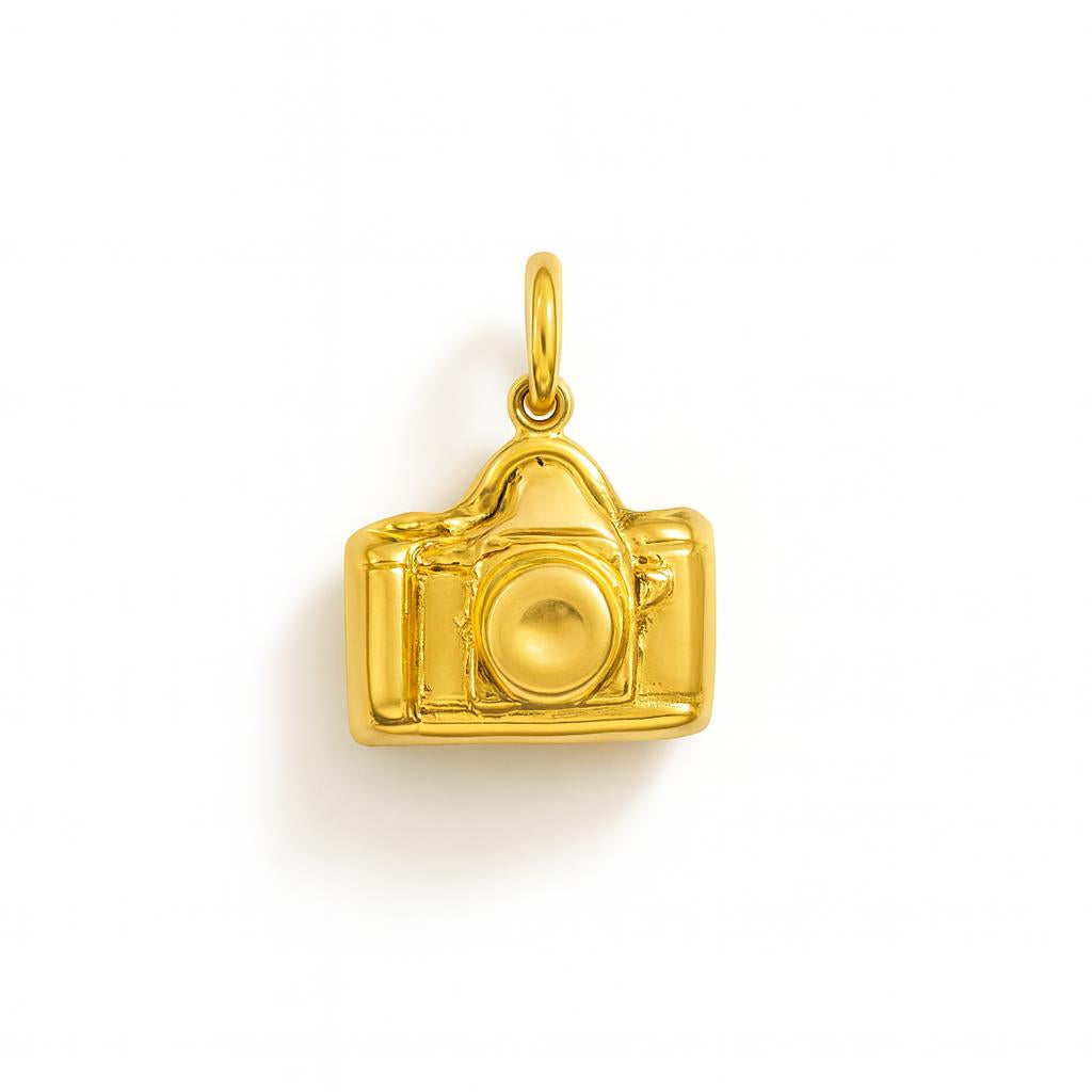 Charm Macchina Fotografica in Oro Giallo