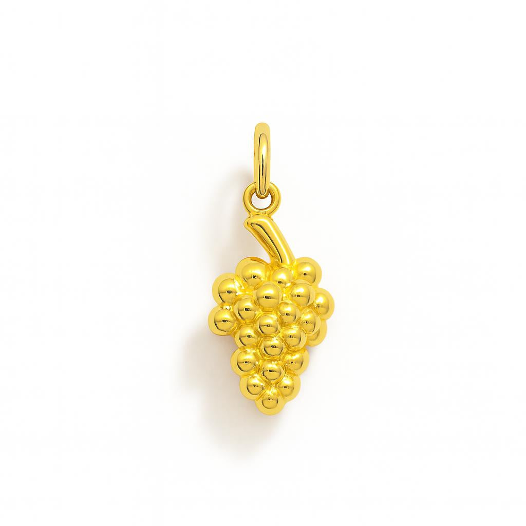 Charm Uva en Oro Amarillo