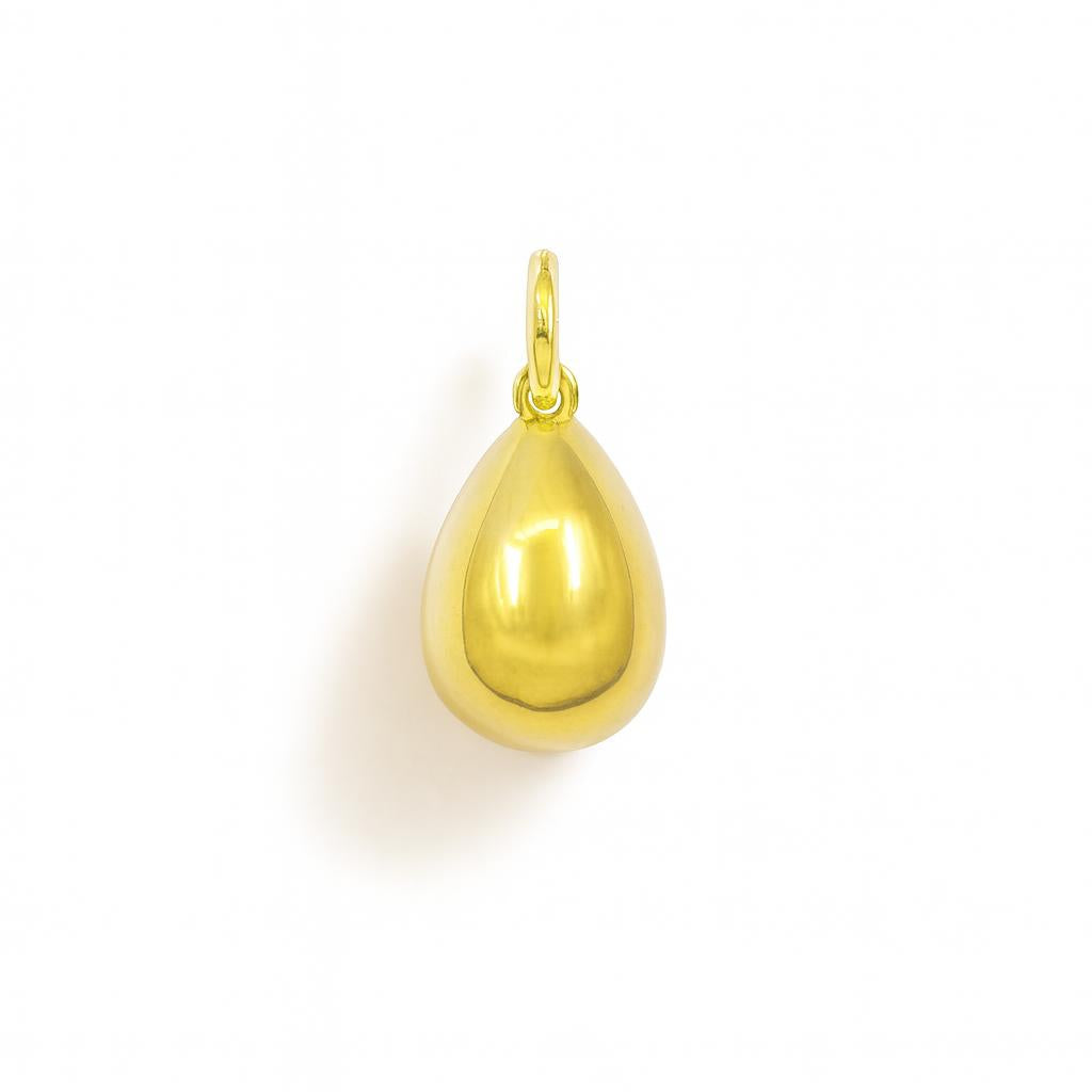 Drop Charm in Yellow Gold