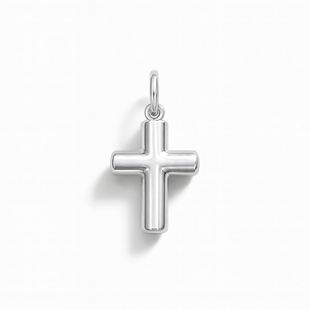 Charm Croce in Oro Bianco