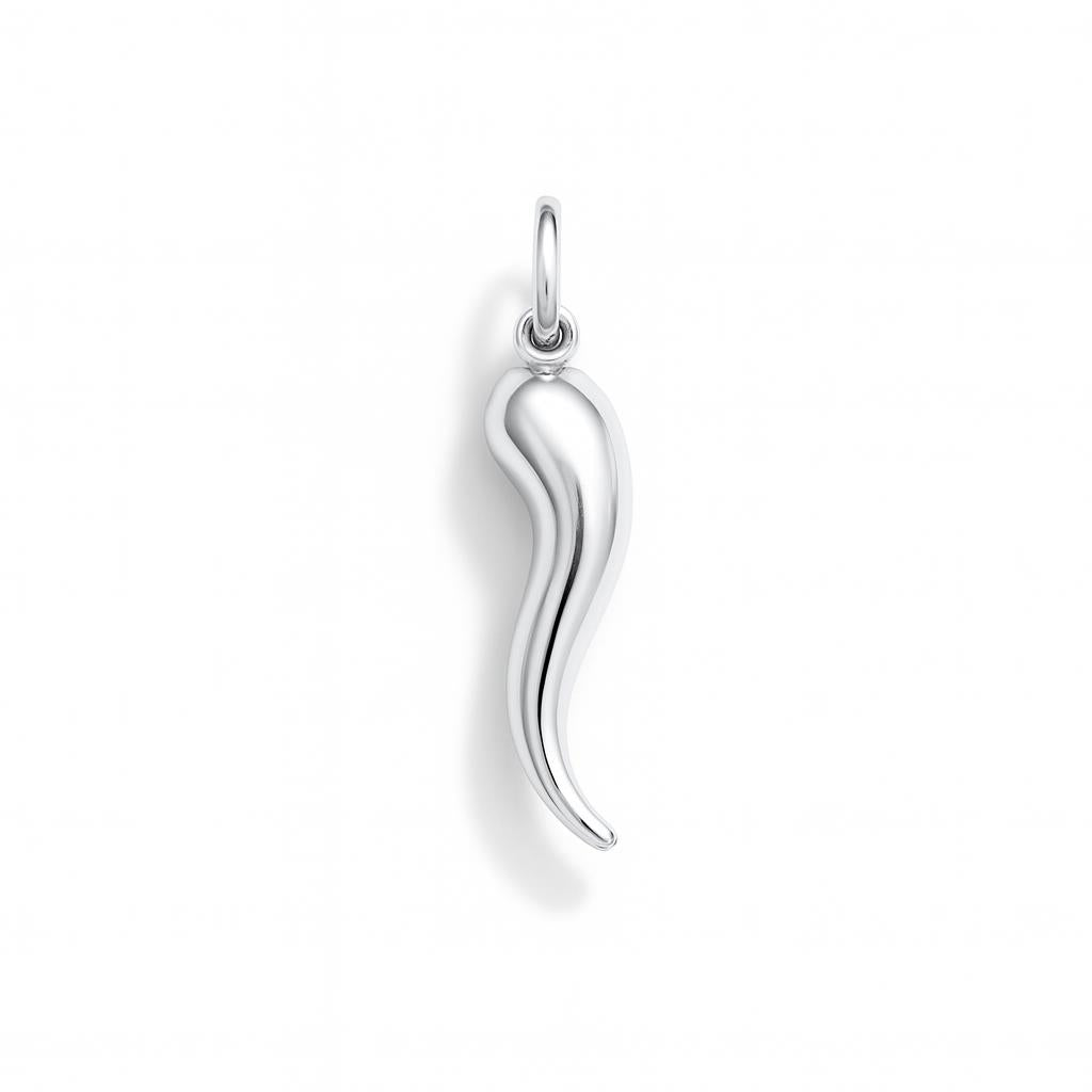 Charm Cornetto in Oro Bianco