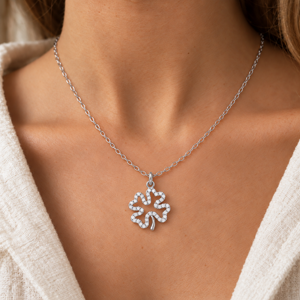 Collana Quadrifoglio in Oro