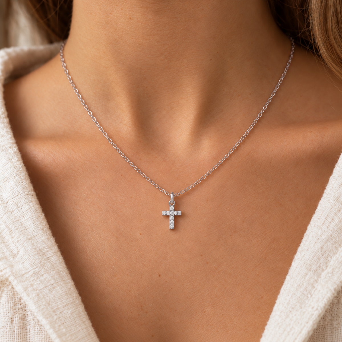 Collana Croce in Oro