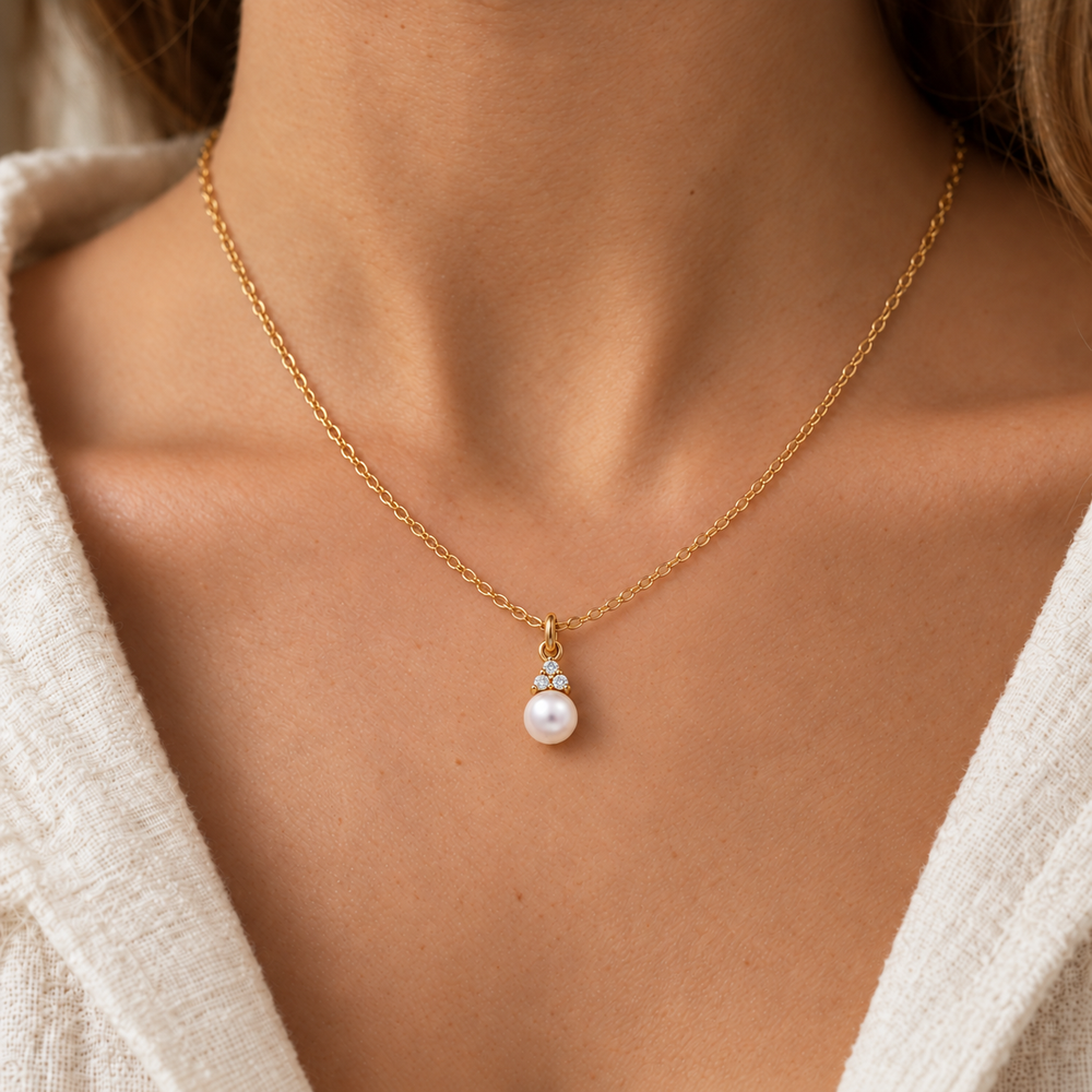 Pearl Gold Necklace