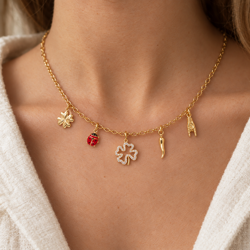Collana del traguardo raggiunto - indossato