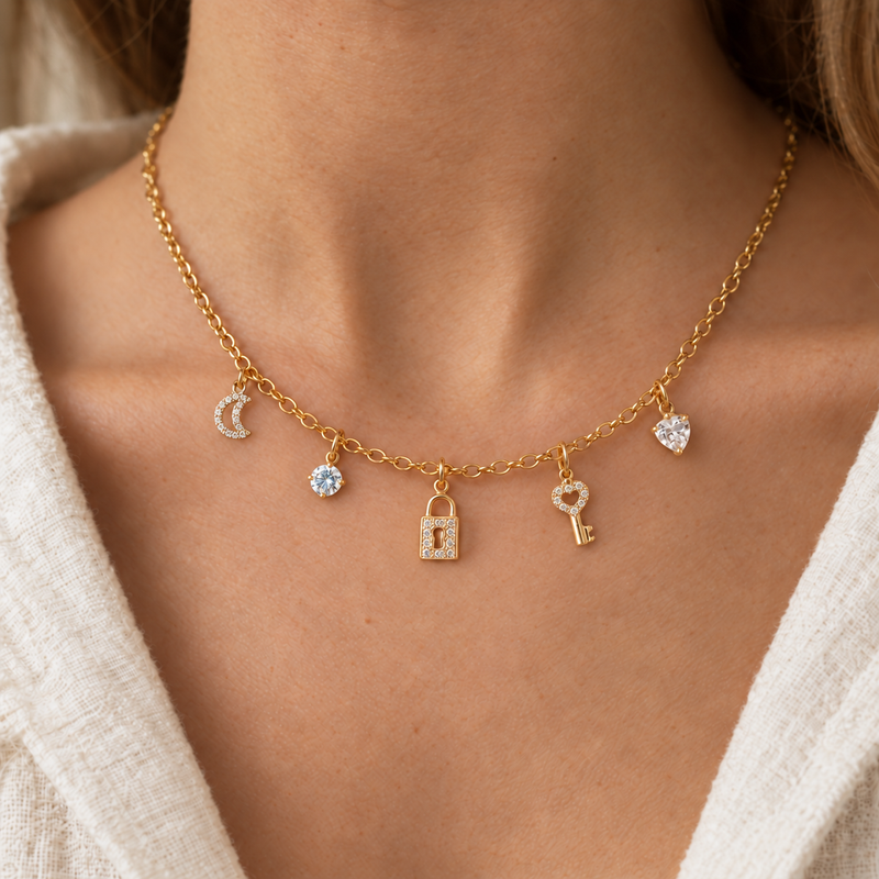 Collana per custodire un ricordo - indossato