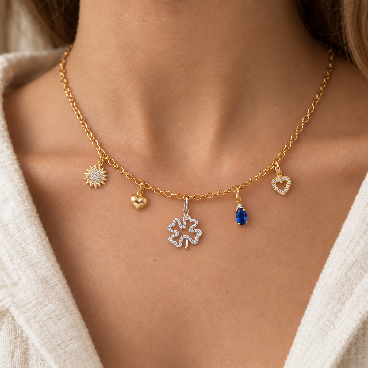 Collana del nuovo inizio - indossato