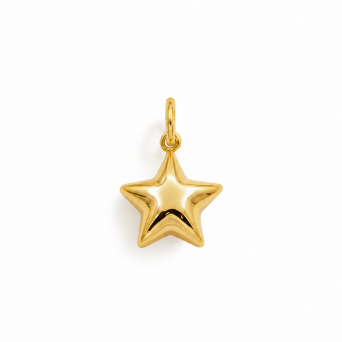 Charm Estrella en Oro Amarillo