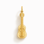 Charm Guitarra en Oro Amarillo
