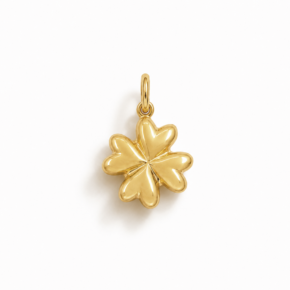 Charm Quadrifoglio in Oro Giallo