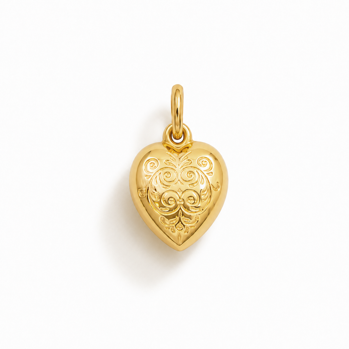 Charm Corazón en Oro Amarillo