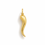 Yellow Gold Horn Charm
